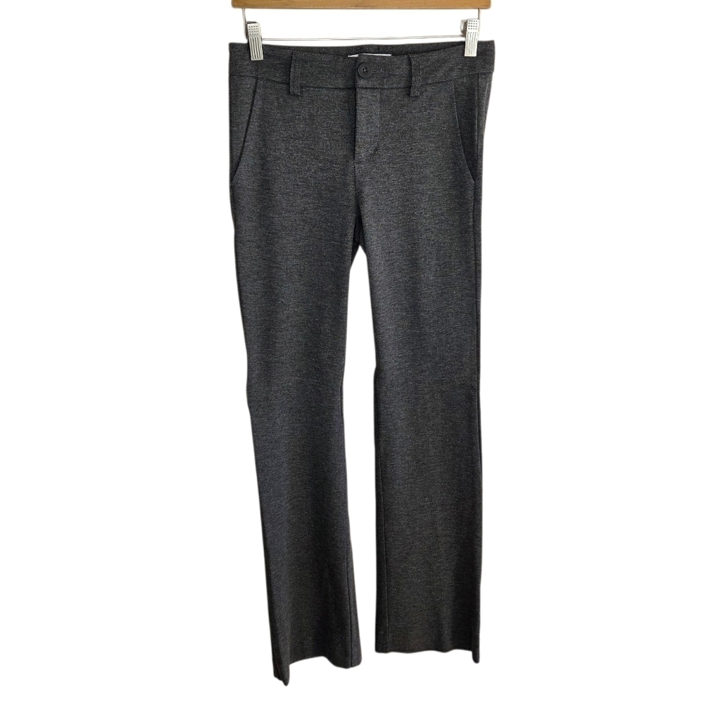 Cabi #575R Gray My Favorite Trousers Ponte Pants Stretch Boot Cut Size 2